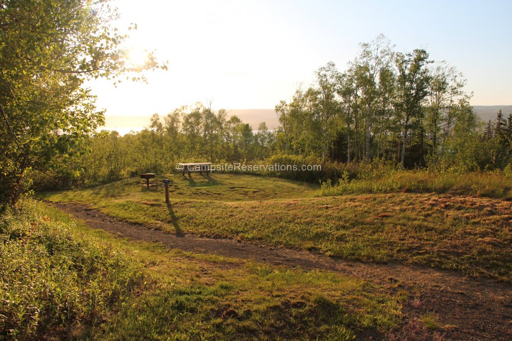 Campsite 59 in Five Islands Provincial Park Campground at Five Islands